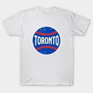 Toronto Retro Baseball - White T-Shirt